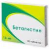 Бетагистин табл. 16 мг №30, Оболенское - фармацевтическое предприятие ЗАО