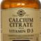 Цитрат кальция с витамином Д3 табл. 1540 мг №60, Солгар Витамин энд Херб