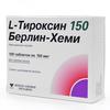 L-Тироксин 150 Берлин Хеми табл. 150 мг №100, Берлин-Хеми АГ/Менарини Групп