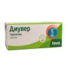 Диувер табл. 5 мг №60, Плива Хрватска д.о.о.